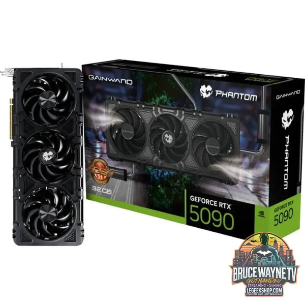 Gainward GeForce RTX 5090 Phantom GS, carte graphique DLSS 4, 3x DisplayPort, 1x HDMI 2.1 - Gainward
