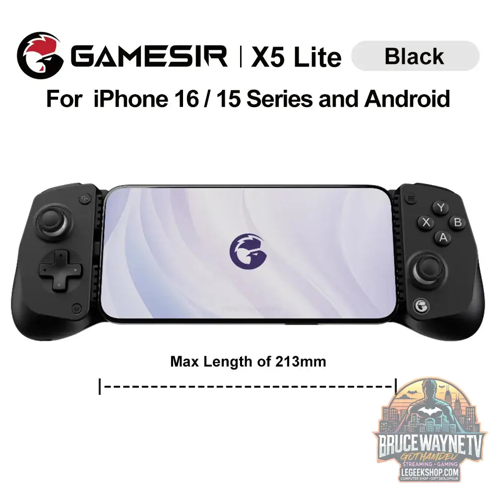 GameSir X5 Lite manettes de téléphone portable pour iPhone 16 15 série iPad Mini Android tablette contrôleur effet Hall
