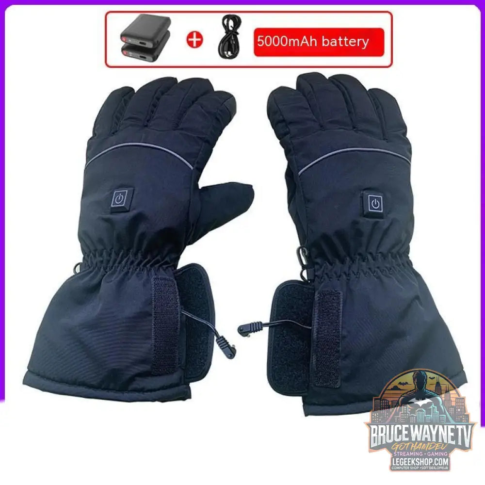 Gants Chauffants Intelligents Écran Tactile Hiver - Glove 5000 Battery Pair / Average Size - Gants Chauffants