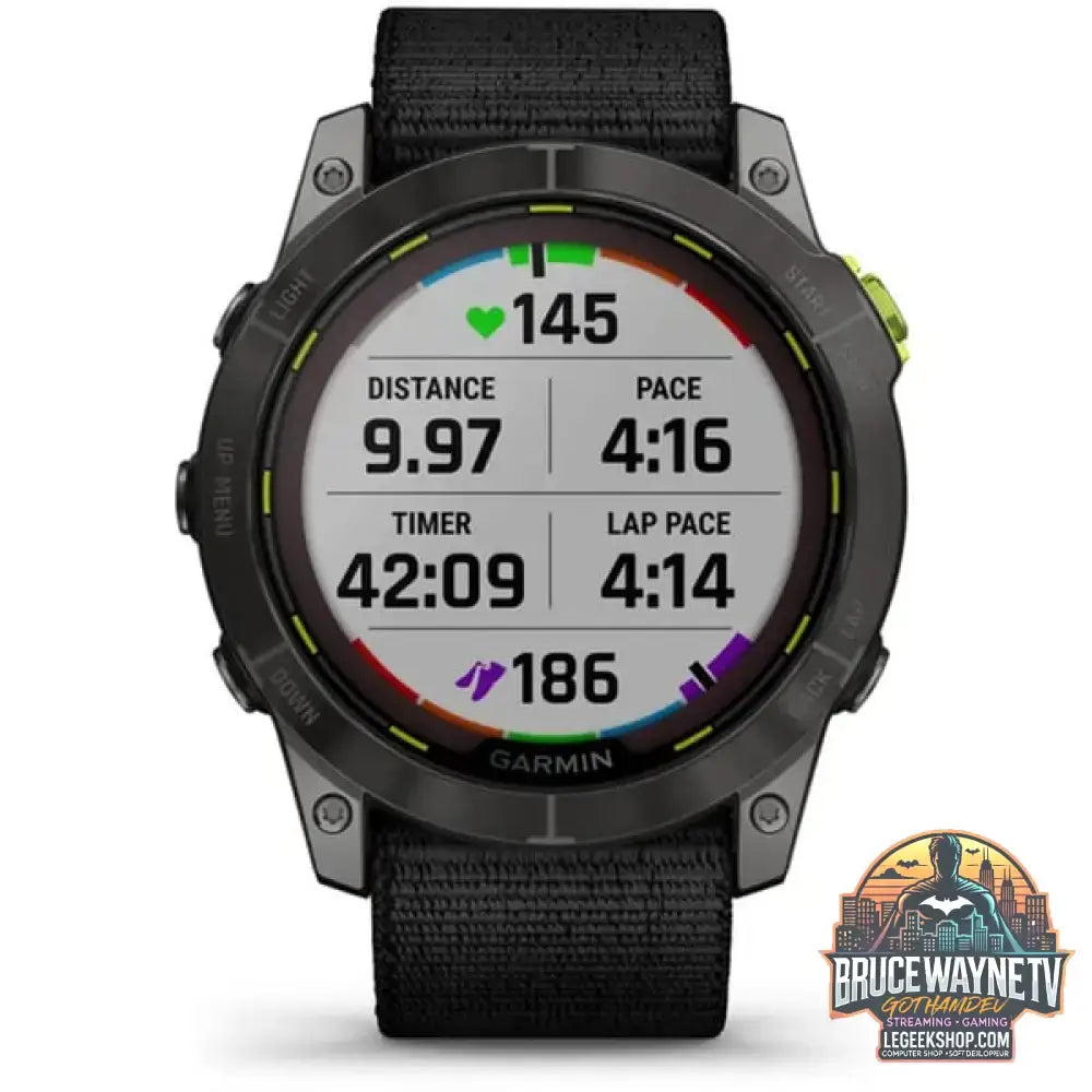 Garmin Enduro 2 Solar, Smartwatch schwarz, 51mm - Garmin - vue 3