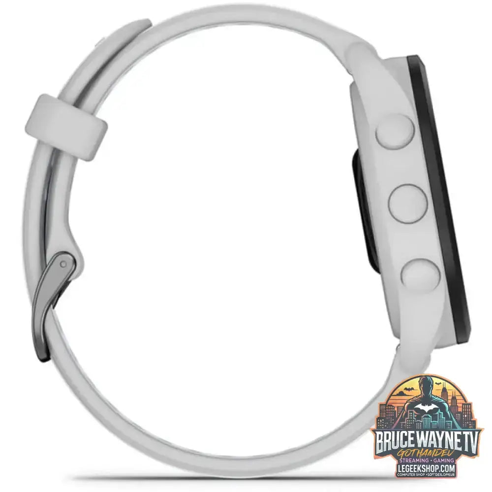 Garmin Forerunner 165, Smartwatch weiß/hellgrau, 43 mm, Silikon-Armband - Garmin - vue 4