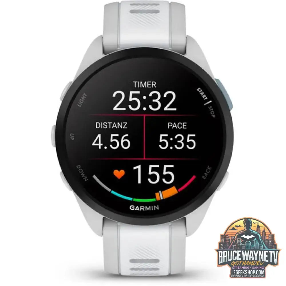 Garmin Forerunner 165, Smartwatch weiß/hellgrau, 43 mm, Silikon-Armband - Garmin - vue 7