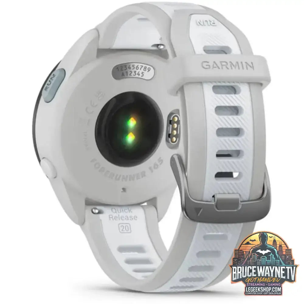 Garmin Forerunner 165, Smartwatch weiß/hellgrau, 43 mm, Silikon-Armband - Garmin - vue 6