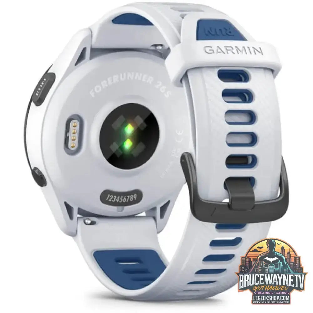 Garmin Forerunner 265, Smartwatch weiß/dunkelblau, 46 mm, Silikon-Armband - Garmin - vue 8
