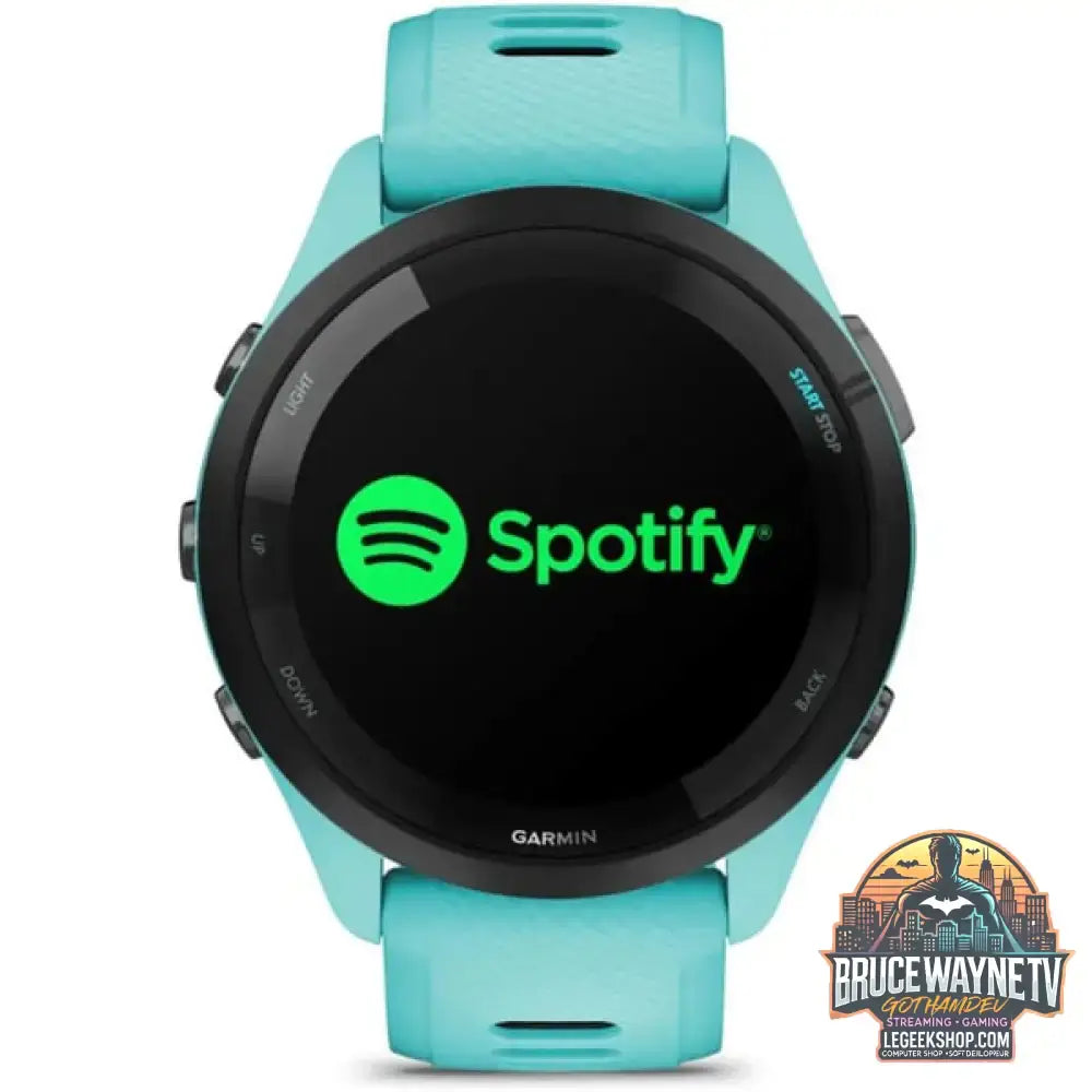 Garmin Forerunner 265, Smartwatch türkis/schwarz, 46 mm, Silikon-Armband - Garmin - vue 3