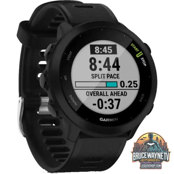 Garmin Forerunner 55, Smartwatch schwarz, 42 mm, Silikon-Armband - Garmin