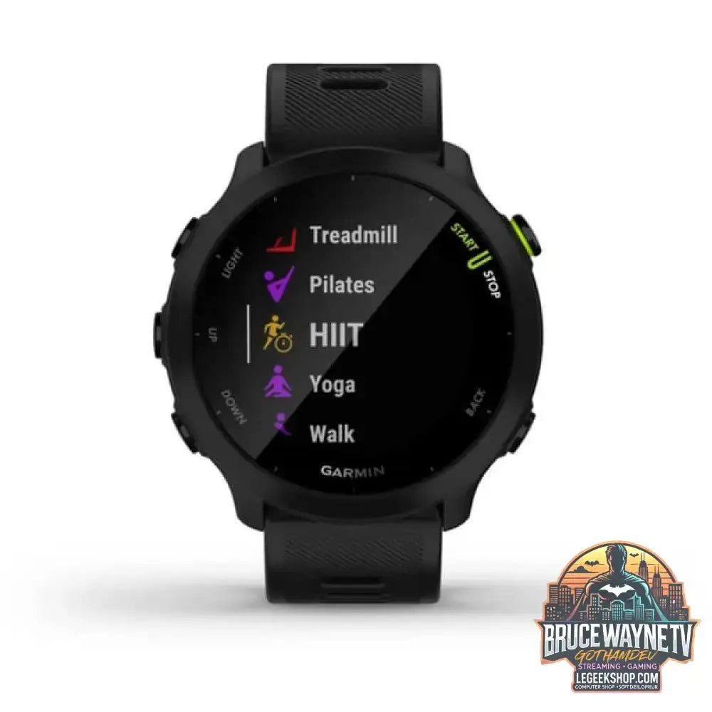 Garmin Forerunner 55, Smartwatch schwarz, 42 mm, Silikon-Armband - Garmin - vue 2
