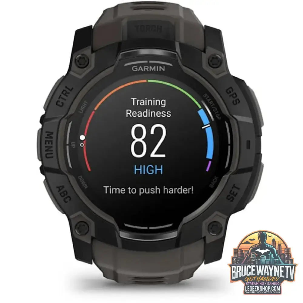 Garmin Instinct 3 - 50 mm, AMOLED, Smartwatch Black, Silikon-Armband - Garmin - vue 9