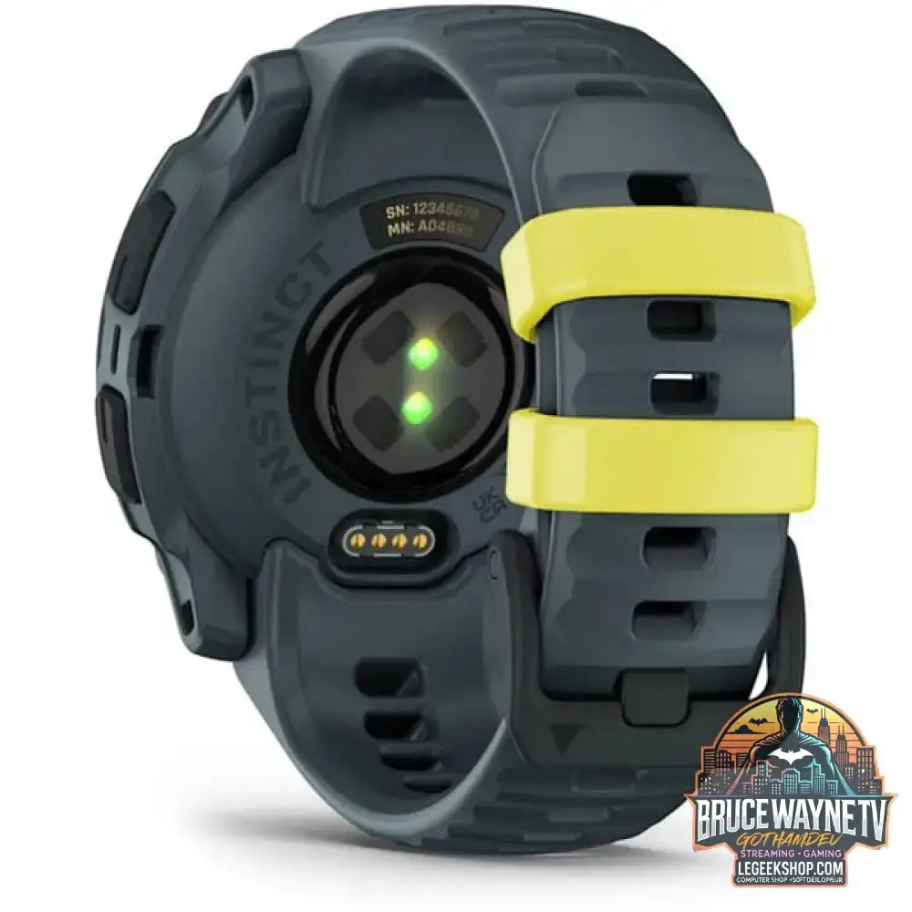Garmin Instinct E, Smartwatch dunkelgrau/limette, 40 mm, Silikon-Armband - Garmin - vue 13