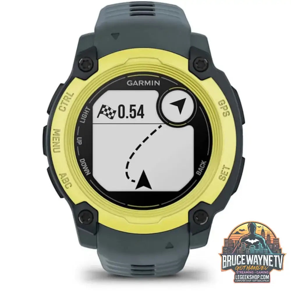Garmin Instinct E, Smartwatch dunkelgrau/limette, 40 mm, Silikon-Armband - Garmin - vue 6