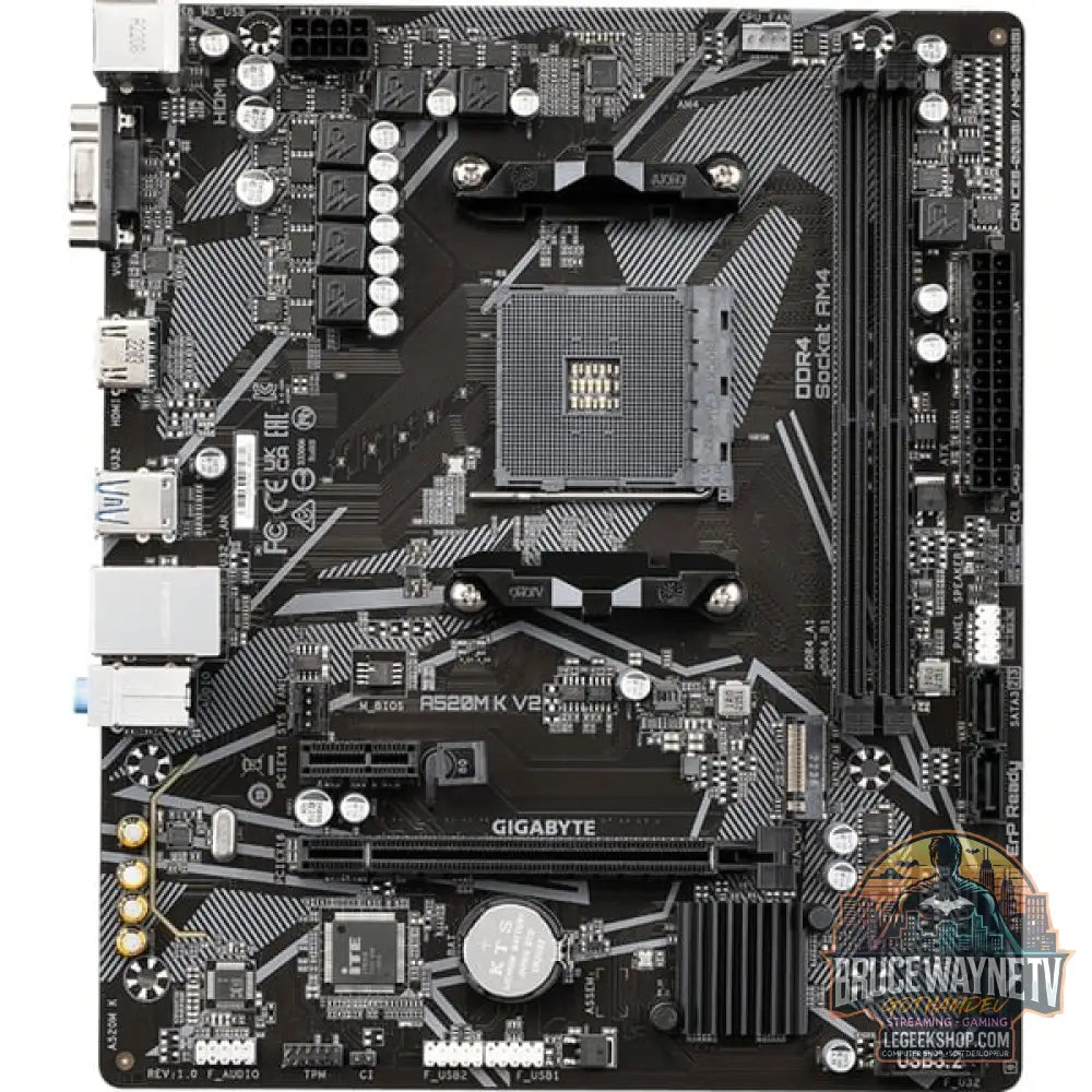 GIGABYTE A520M K V2, carte mère - GIGABYTE - vue 2
