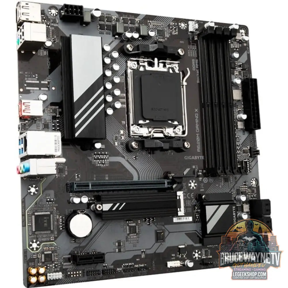 GIGABYTE A620M GAMING X, carte mère - GIGABYTE - vue 3