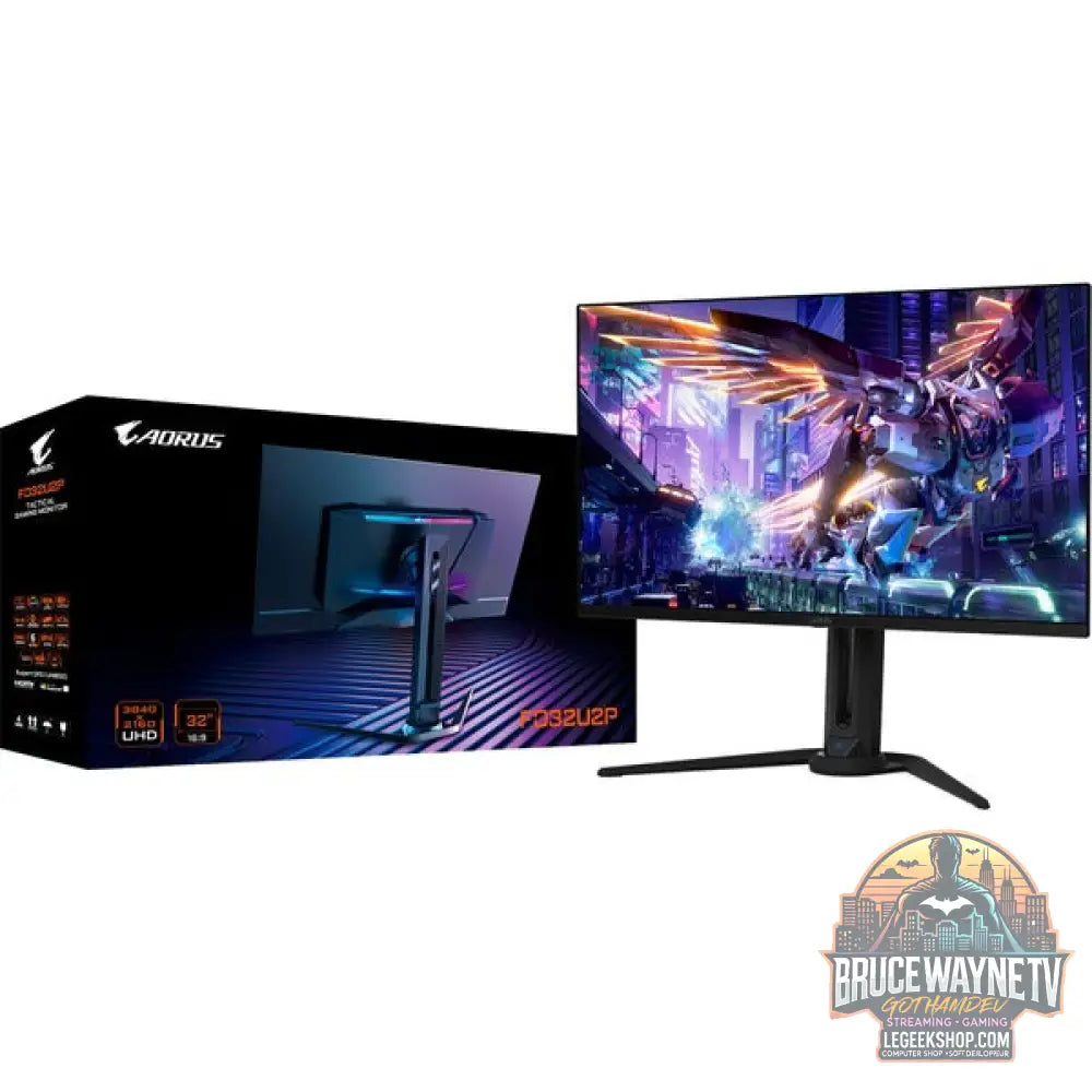 GIGABYTE AORUS FO32U2P 31,5" 3840 × 2160 px QD-OLED 240 Hz - GIGABYTE - vue 11