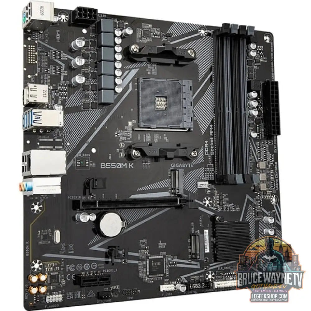 GIGABYTE B550M K, carte mère - GIGABYTE - vue 3