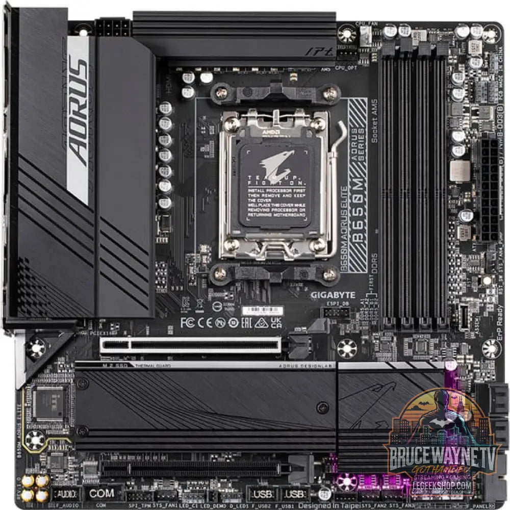 GIGABYTE B650M AORUS ELITE, carte mère - GIGABYTE - vue 3