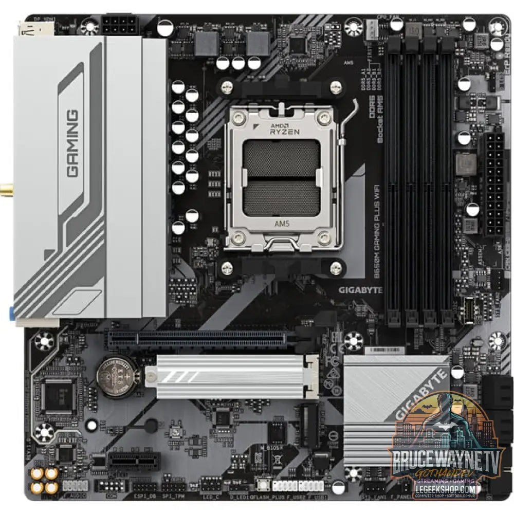 GIGABYTE B650M GAMING PLUS WIFI, carte mère - GIGABYTE - vue 3