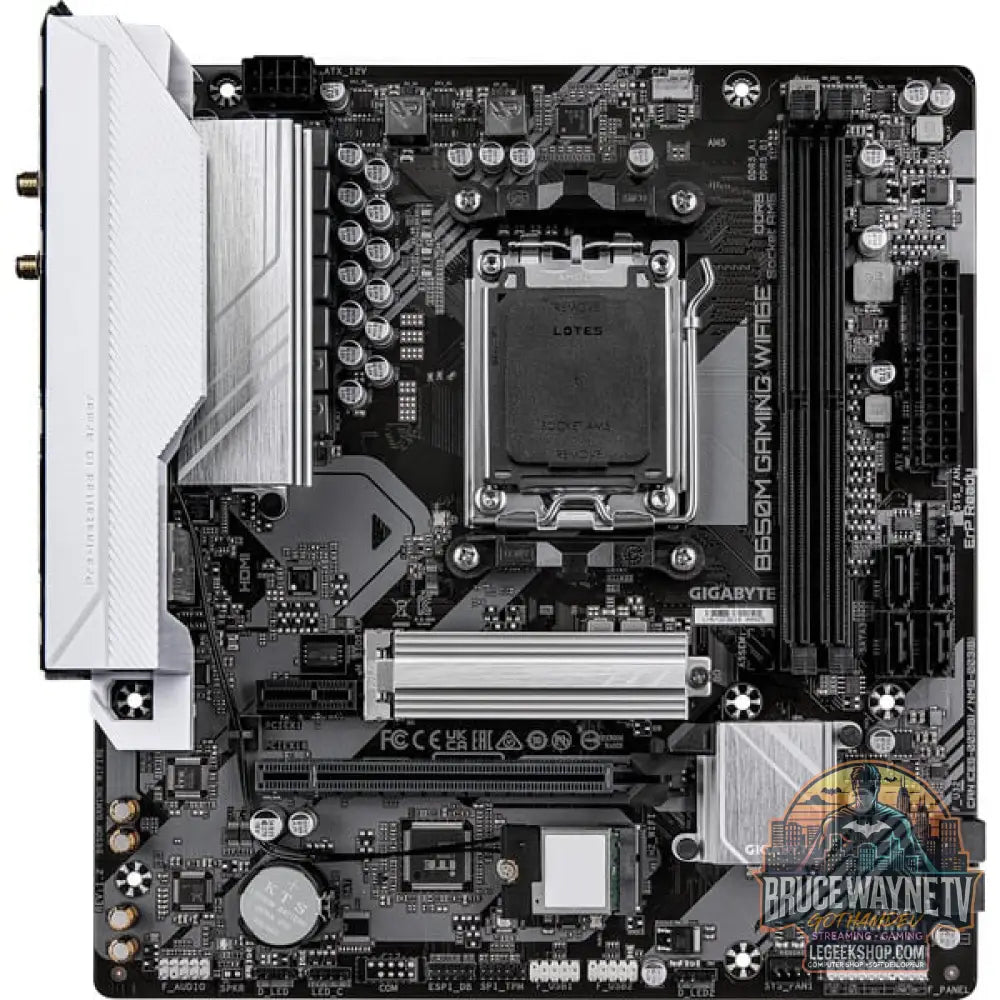 GIGABYTE B650M GAMING WIFI6E, carte mère - GIGABYTE - vue 3