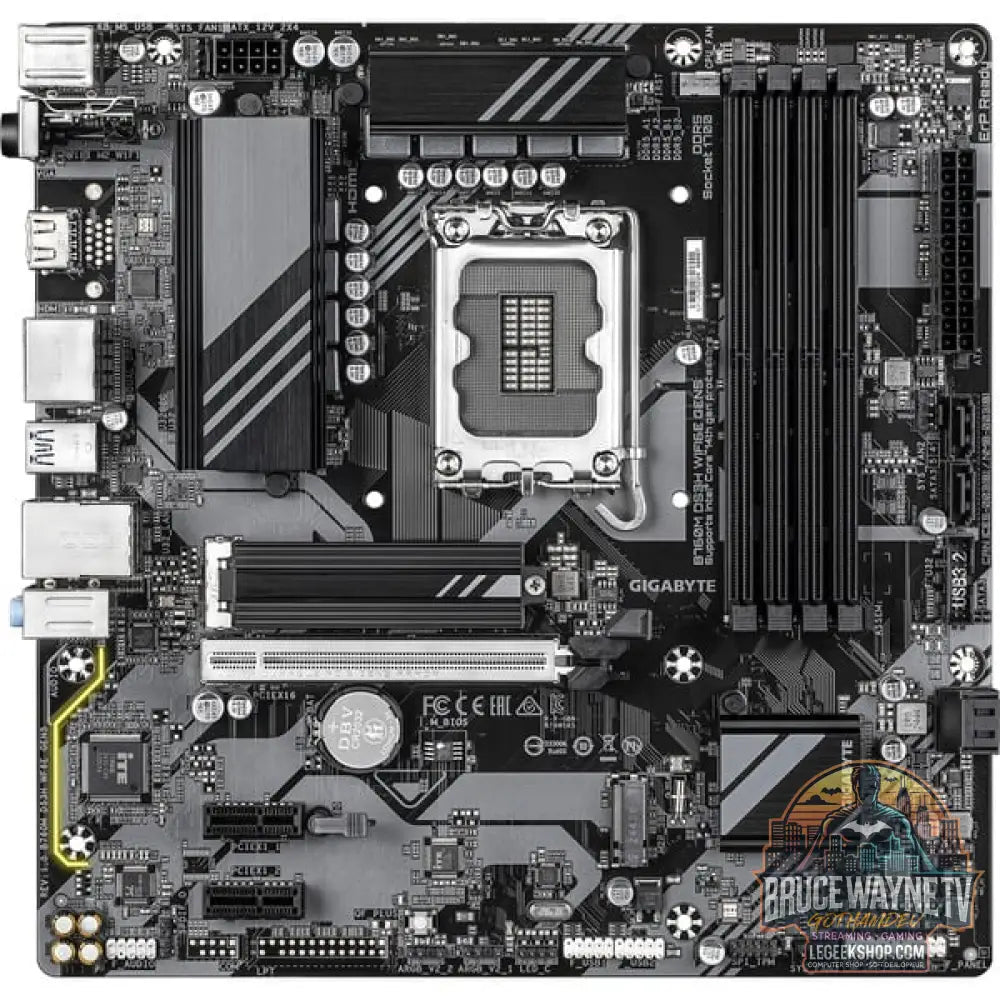 GIGABYTE B760M DS3H WIFI6E GEN5, carte mère - GIGABYTE - vue 2