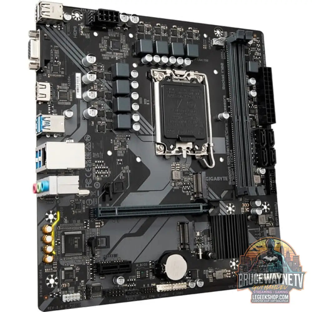 GIGABYTE B760M H DDR4, carte mère - GIGABYTE - vue 3