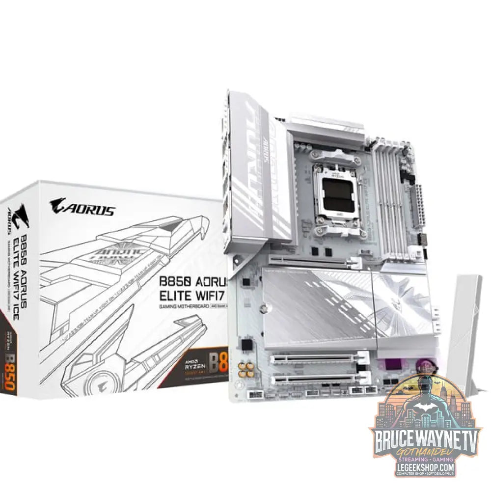 GIGABYTE B850 A ELITE WF7 ICE + GP-UD750GM PG5 ICE, kit upgrade PC - GIGABYTE - vue 2