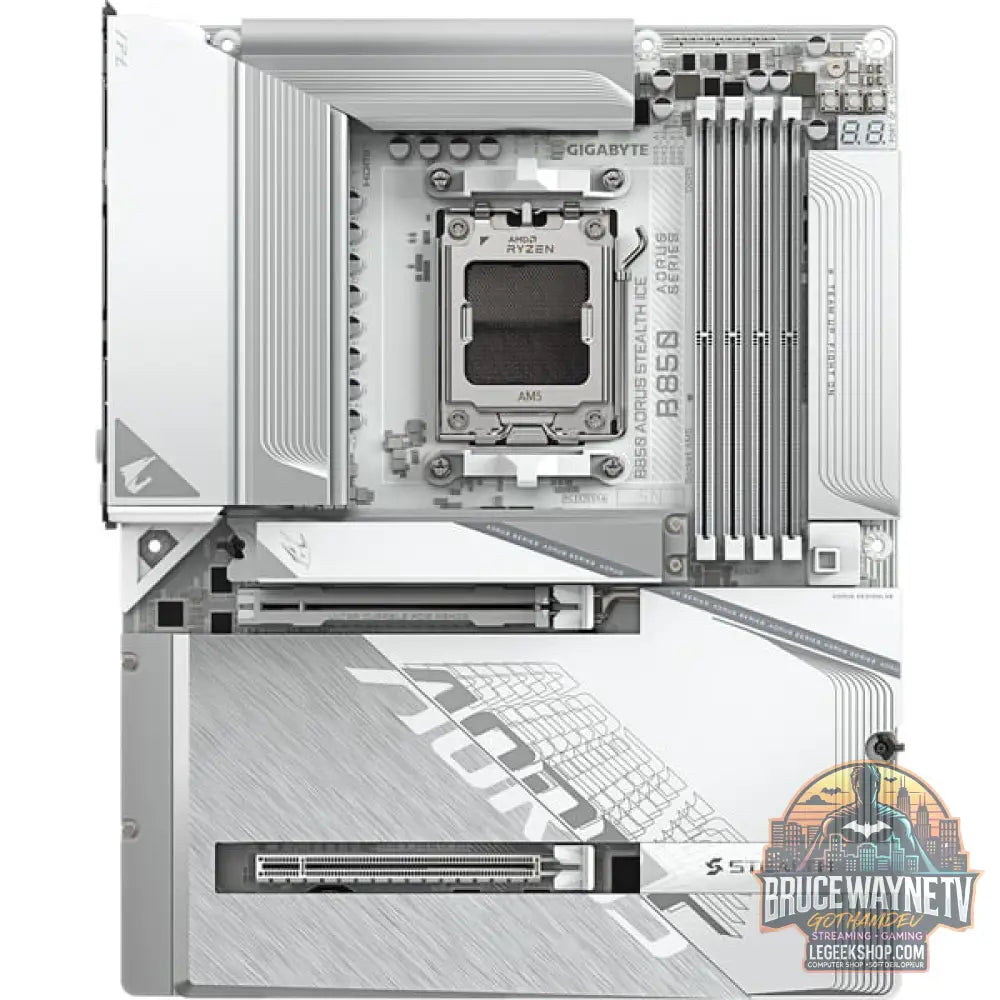 GIGABYTE B850 AORUS STEALTH ICE, carte mère - GIGABYTE - vue 2