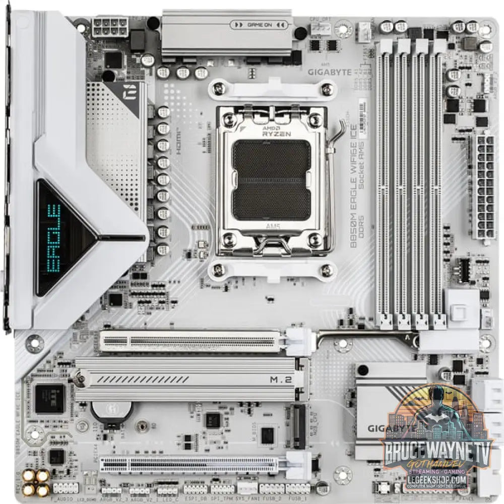 GIGABYTE B850M EAGLE WF6E ICE, carte mère - GIGABYTE - vue 3