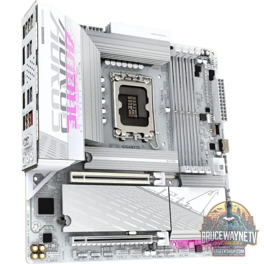 GIGABYTE B860M AORUS ELITE WIFI6E ICE, carte mère - GIGABYTE - vue 2