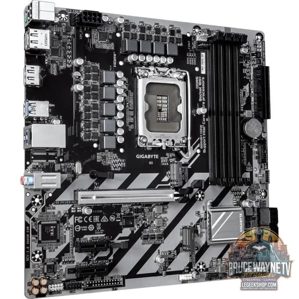 GIGABYTE B860M D3W, carte mère - GIGABYTE - vue 2