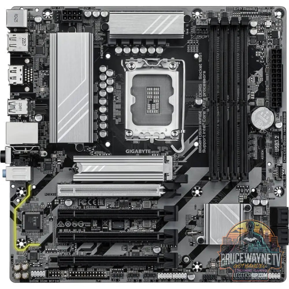 GIGABYTE B860M DS3H WIFI6E, carte mère - GIGABYTE - vue 3