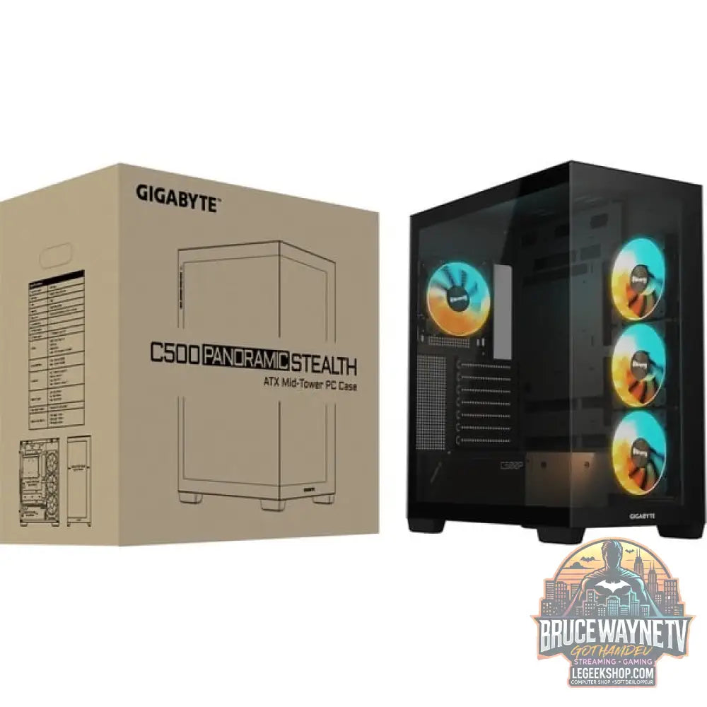 GIGABYTE C500 Panoramic Stealth, Tower-Gehäuse - GIGABYTE - vue 8