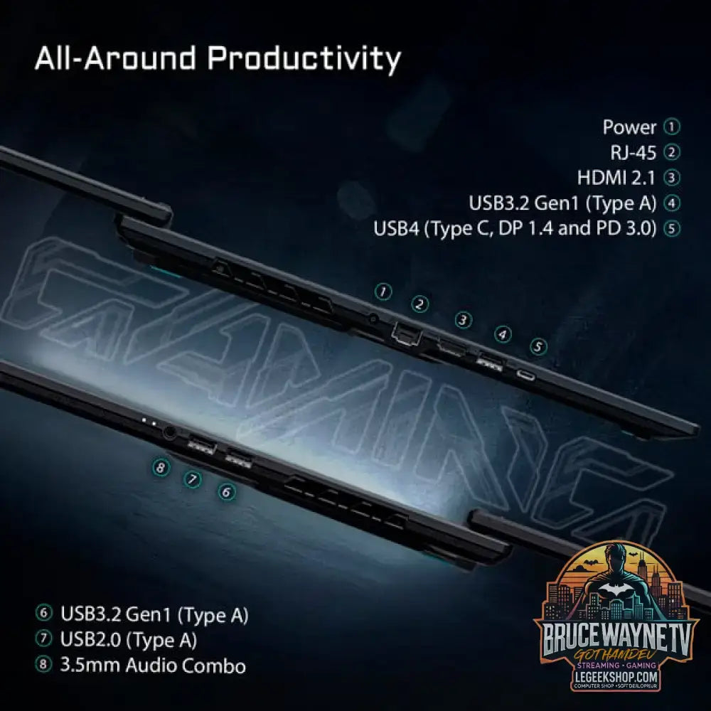 GIGABYTE GAMING A18 3VHK3DEC64SH, Gaming-Notebook - vue 15
