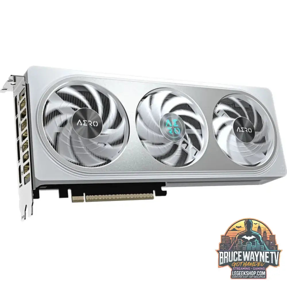 GIGABYTE GeForce RTX 5060 AERO OC 8G, carte graphique DLSS 4, 3x DisplayPort, 1x HDMI 2.1 - GIGABYTE - vue 2