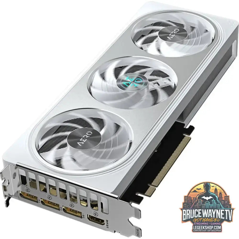 GIGABYTE GeForce RTX 5060 AERO OC 8G, carte graphique DLSS 4, 3x DisplayPort, 1x HDMI 2.1 - GIGABYTE - vue 5