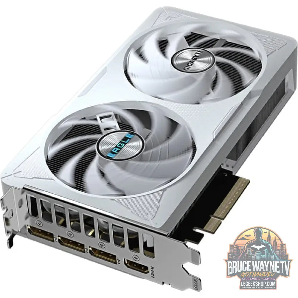 GIGABYTE GeForce RTX 5060 EAGLE OC ICE 8G, carte graphique DLSS 4, 3x DisplayPort, 1x HDMI 2.1 - GIGABYTE - vue 3
