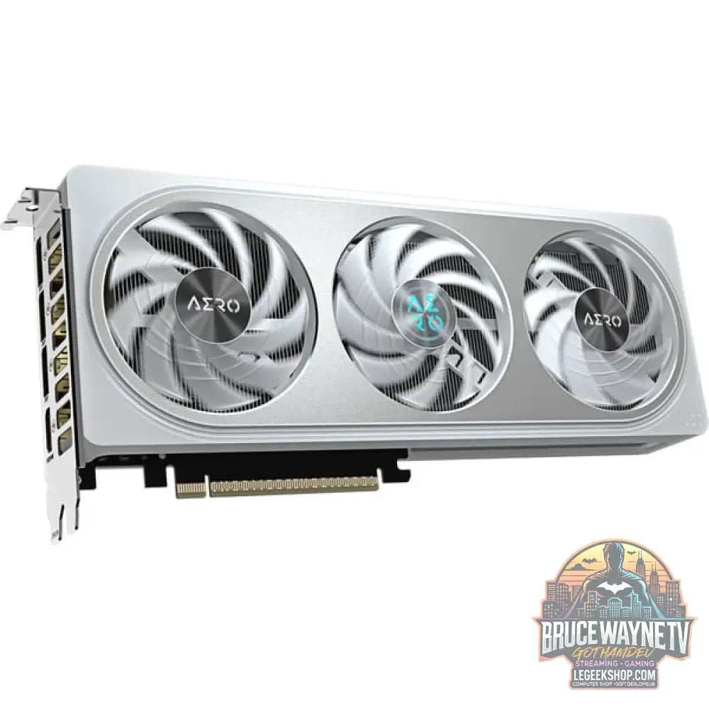 GIGABYTE GeForce RTX 5060 Ti AERO OC 8G, carte graphique DLSS 4, 3x DisplayPort, 1x HDMI 2.1 - GIGABYTE - vue 4