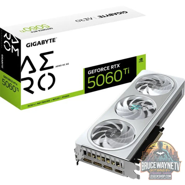 GIGABYTE GeForce RTX 5060 Ti AERO OC 8G, carte graphique DLSS 4, 3x DisplayPort, 1x HDMI 2.1 - GIGABYTE