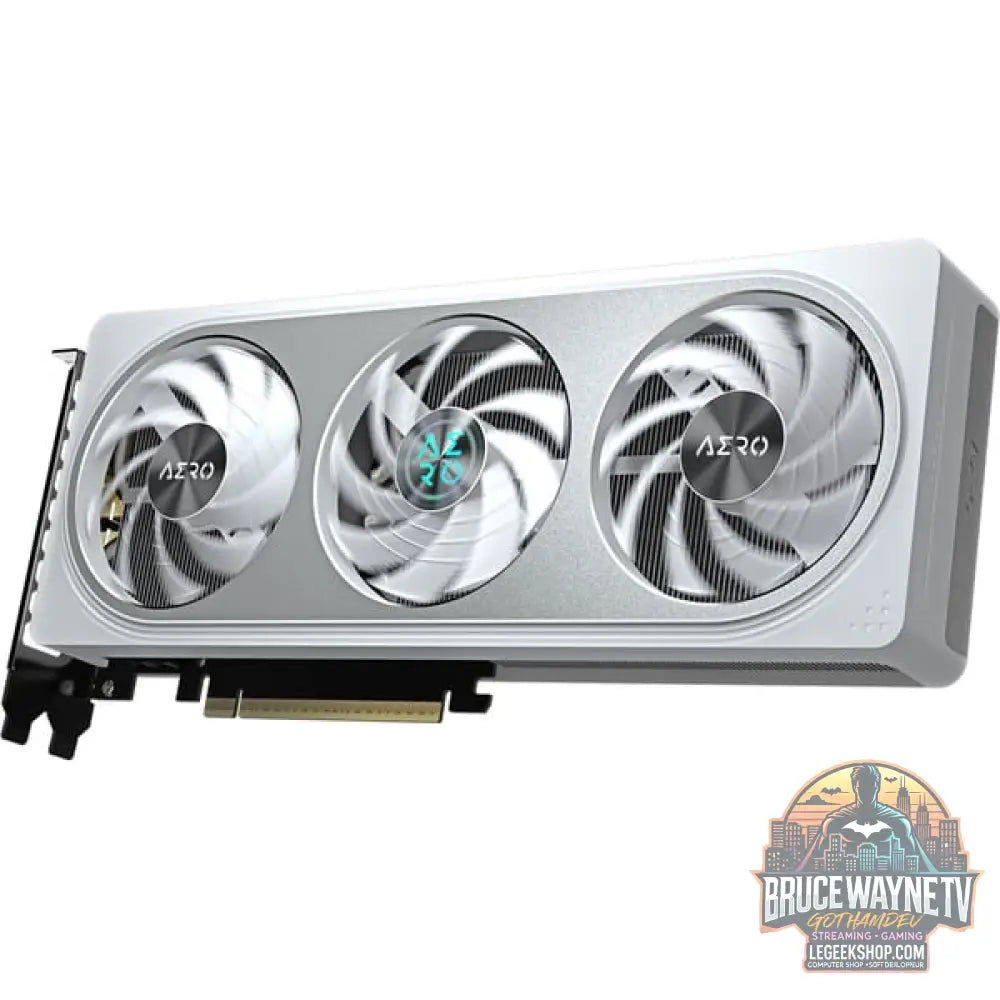 GIGABYTE GeForce RTX 5060 Ti AERO OC 8G, carte graphique DLSS 4, 3x DisplayPort, 1x HDMI 2.1 - GIGABYTE - vue 3