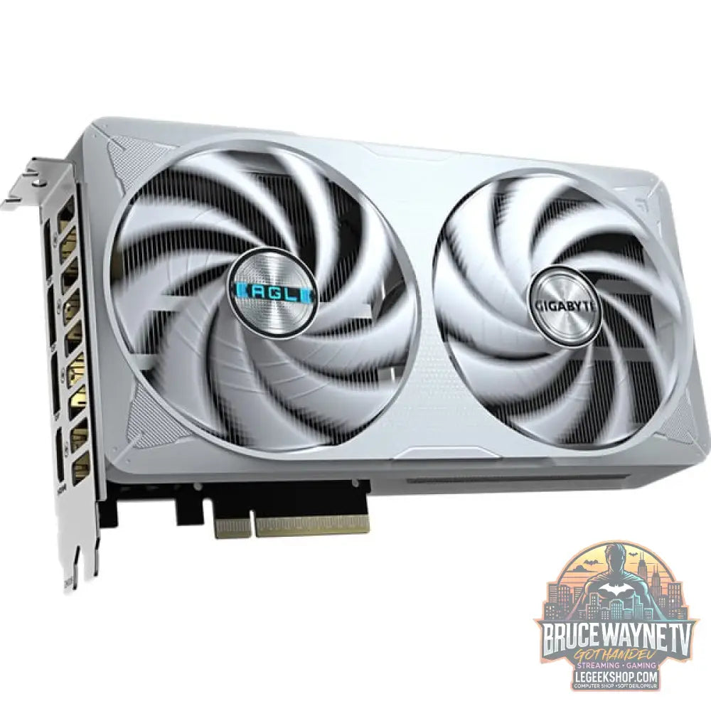 GIGABYTE GeForce RTX 5060 Ti EAGLE OC ICE 8G, carte graphique DLSS 4, 3x DisplayPort, 1x HDMI 2.1 - GIGABYTE - vue 4