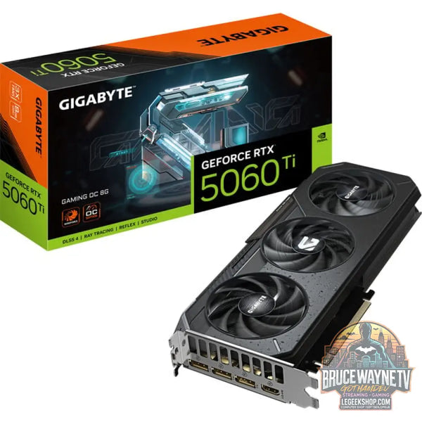 GIGABYTE GeForce RTX 5060 Ti GAMING OC 8GB, carte graphique DLSS 4, 3x DisplayPort, 1x HDMI 2.1 - GIGABYTE