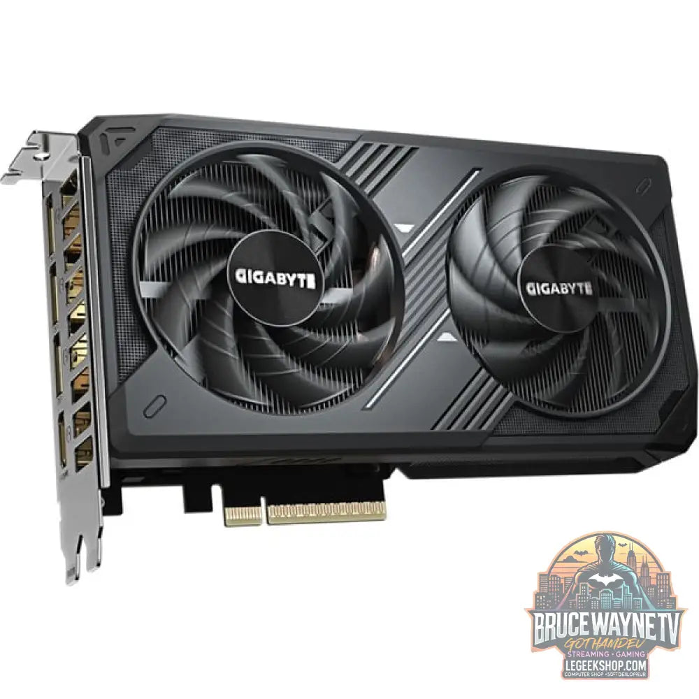 GIGABYTE GeForce RTX 5060 WINDFORCE OC 8G, carte graphique DLSS 4, 3x DisplayPort, 1x HDMI 2.1 - GIGABYTE - vue 4