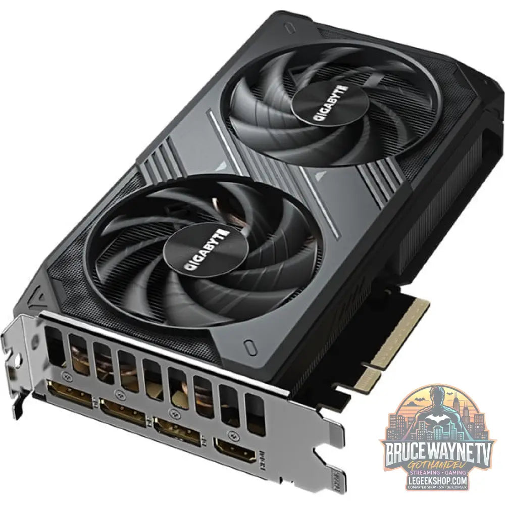 GIGABYTE GeForce RTX 5060 WINDFORCE OC 8G, carte graphique DLSS 4, 3x DisplayPort, 1x HDMI 2.1 - GIGABYTE - vue 3