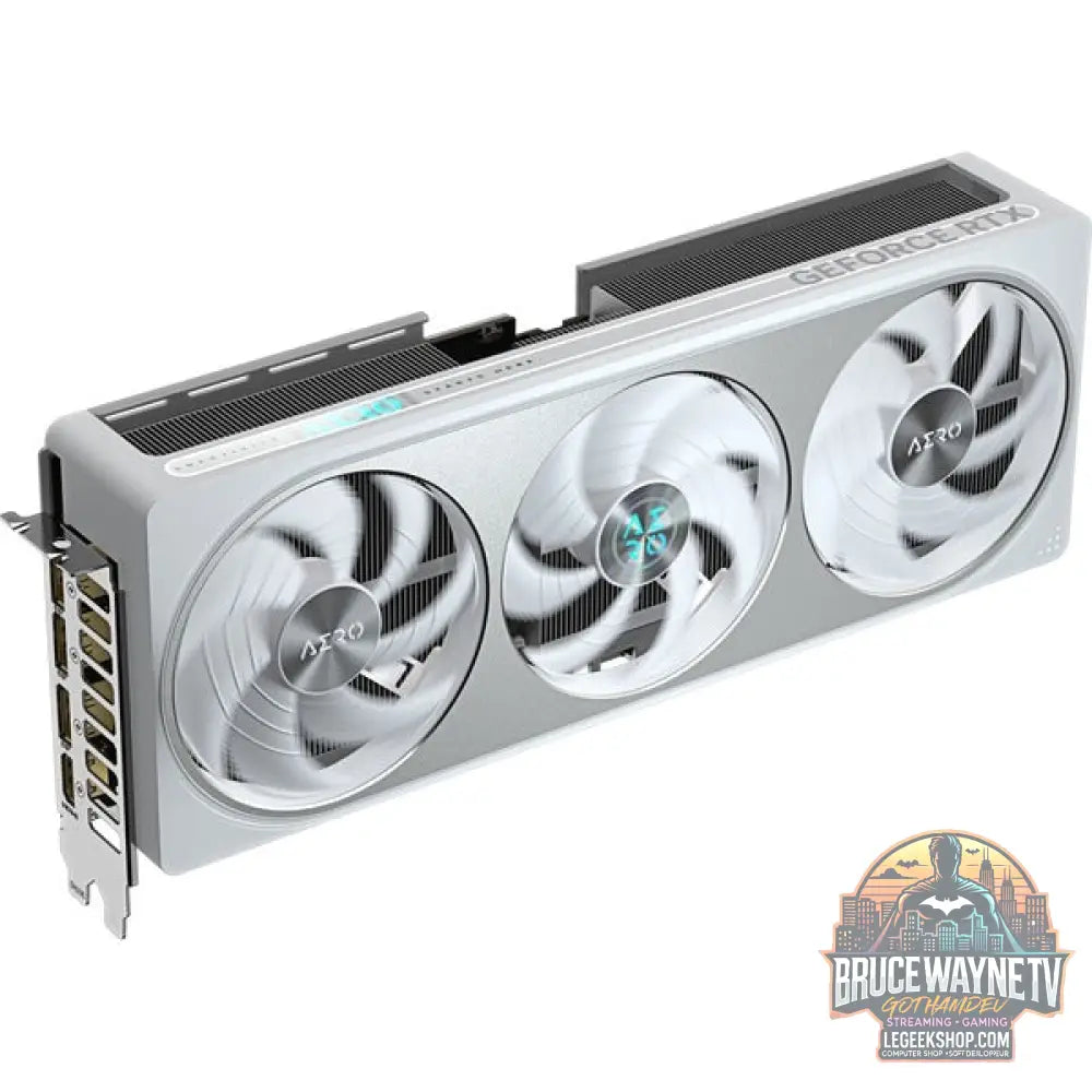 GIGABYTE GeForce RTX 5070 AERO OC, carte graphique DLSS 4, 3x DisplayPort, 1x HDMI 2.1 - GIGABYTE - vue 3