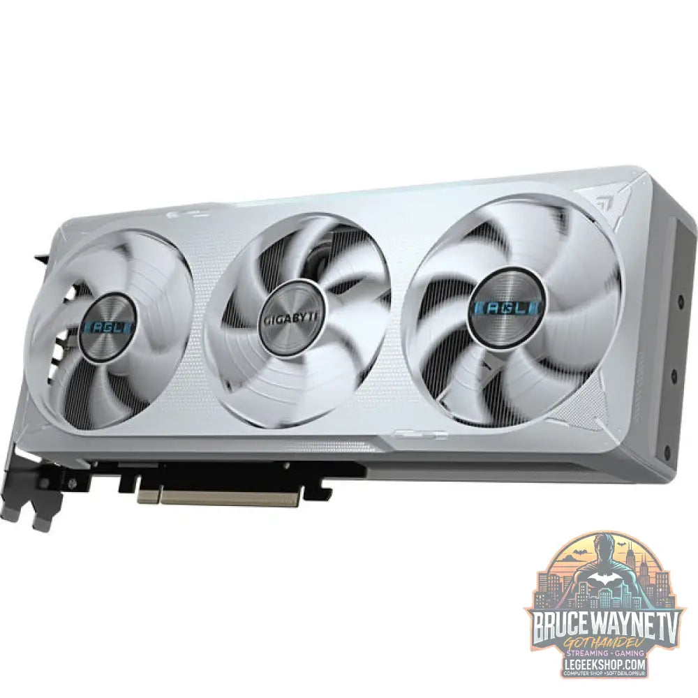GIGABYTE GeForce RTX 5070 EAGLE OC ICE, carte graphique blanc, DLSS 4, 3x DisplayPort, 1x HDMI 2.1 - GIGABYTE - vue 4