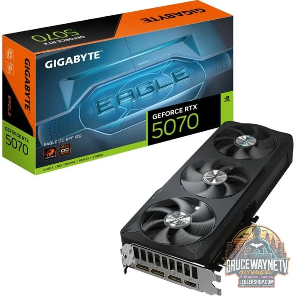GIGABYTE GeForce RTX 5070 EAGLE OC SFF 12G, carte graphique DLSS 4, 3x DisplayPort, 1x HDMI 2.1 - GIGABYTE