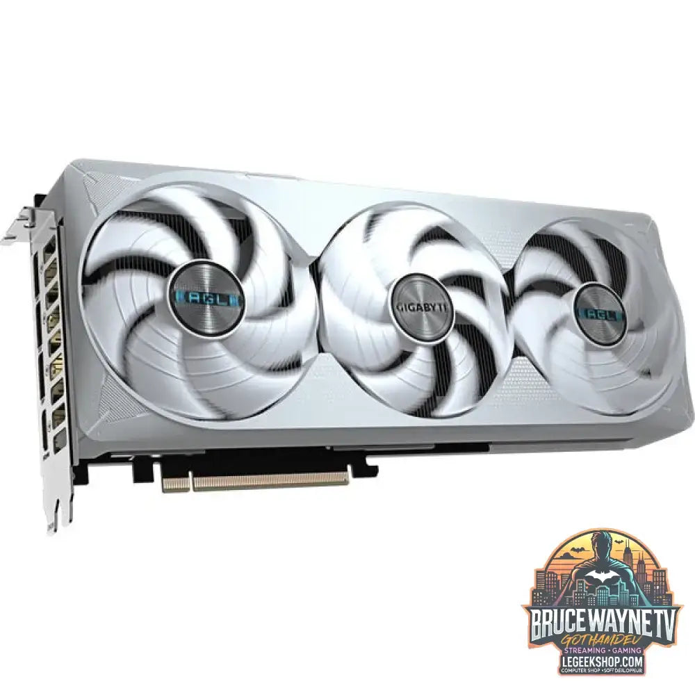GIGABYTE GeForce RTX 5070 Ti EAGLE OC ICE 16G, carte graphique DLSS 4, 3x DisplayPort, 1x HDMI 2.1 - GIGABYTE - vue 5