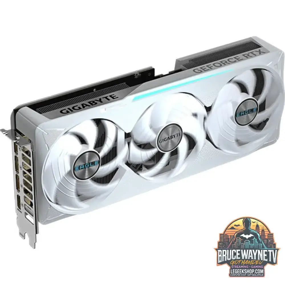 GIGABYTE GeForce RTX 5070 Ti EAGLE OC ICE 16G, carte graphique DLSS 4, 3x DisplayPort, 1x HDMI 2.1 - GIGABYTE - vue 3