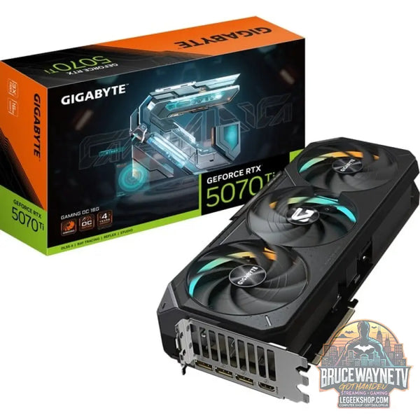 GIGABYTE GeForce RTX 5070 Ti GAMING OC 16G, carte graphique DLSS 4, 3x DisplayPort, 1x HDMI 2.1 - GIGABYTE