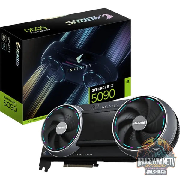 GIGABYTE GeForce RTX 5090 AORUS INFINITY 32G, carte graphique DLSS 4, 3x DisplayPort, 1x HDMI 2.1 - GIGABYTE