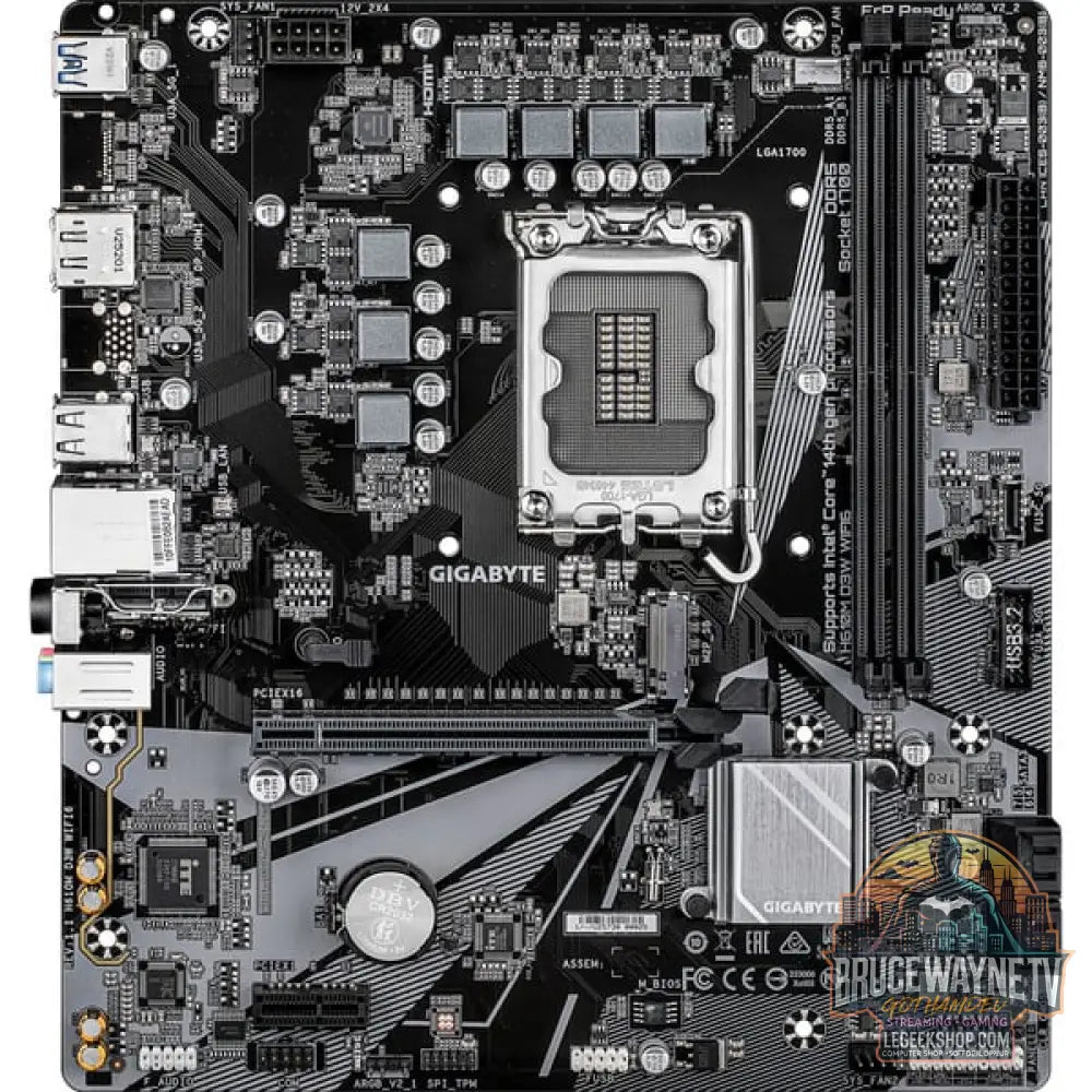 GIGABYTE H610M D3W WIFI6, carte mère - GIGABYTE - vue 3