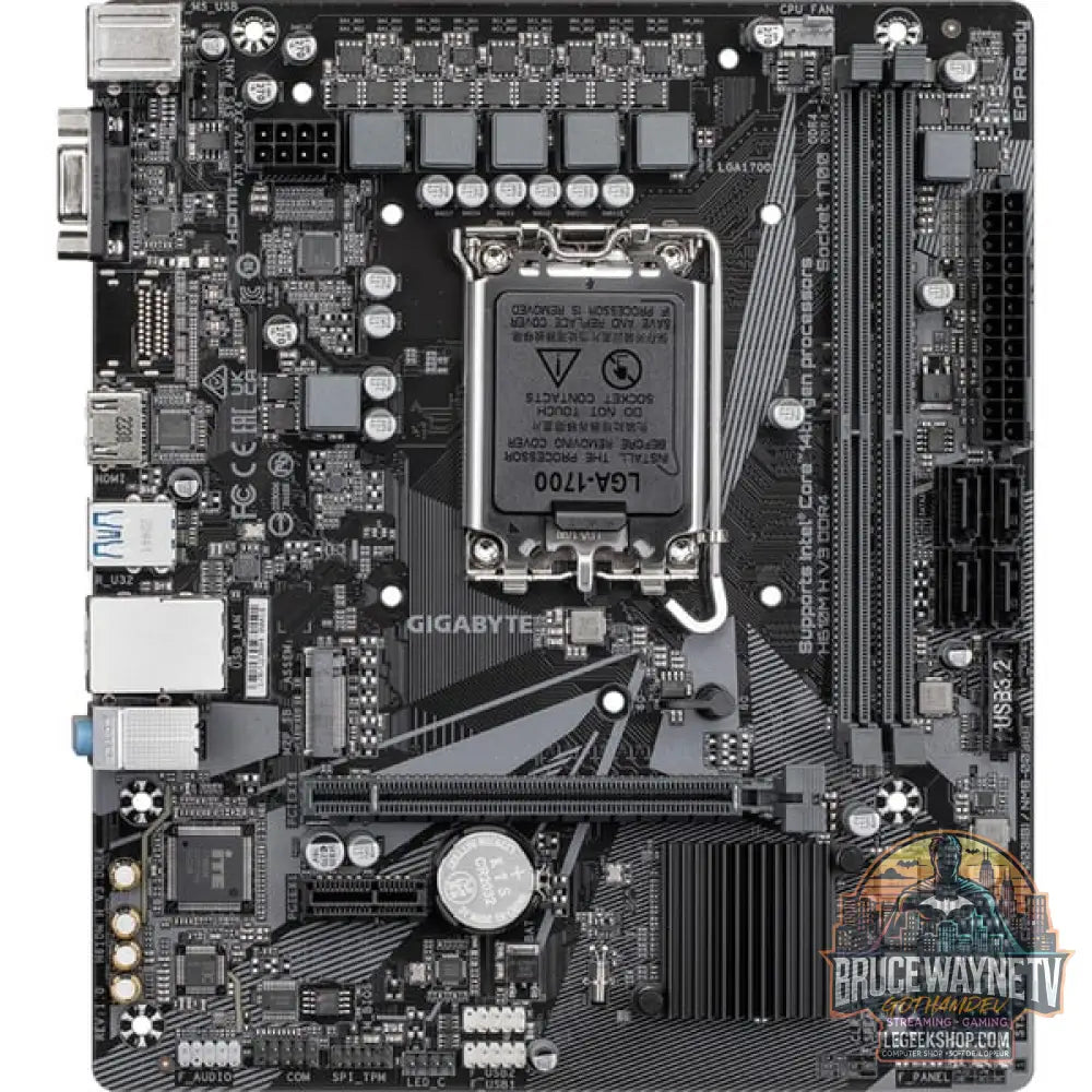 GIGABYTE H610M H V3 DDR4, carte mère - GIGABYTE - vue 3
